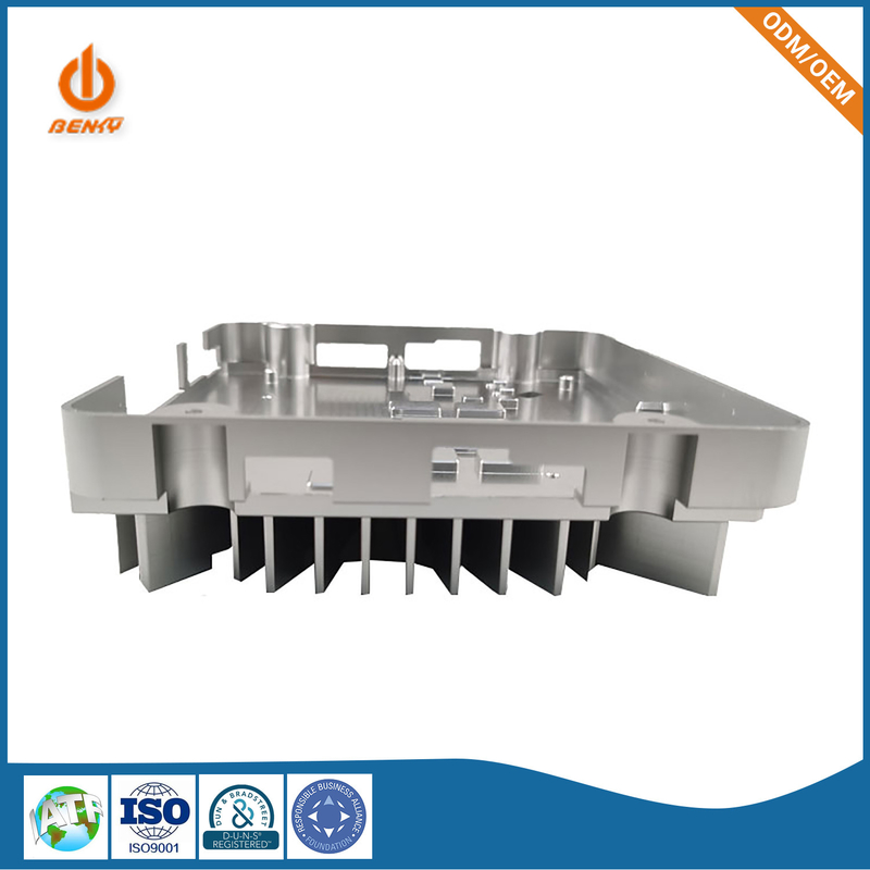 CNC che lavora 6061 parte a macchina della lega di alluminio per il sistema di raffreddamento dell'attrezzatura di automazione intelligente