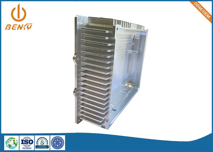 Contenitore di alluminio di dissipatore di calore dei pezzi meccanici di CNC di alta precisione per l'amplificatore di potenza